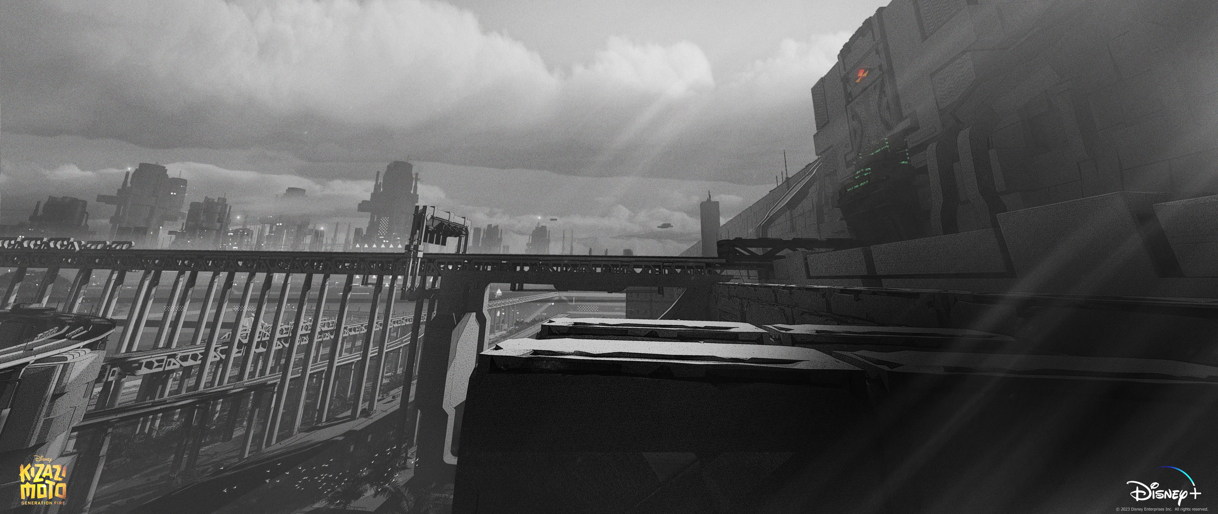 Kizazi Moto environment design – establishing visual anchors for different world states