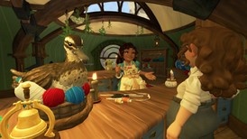 Screenshot Tales of the Shire PC – intérieur de maison hobbit avec préparation culinaire sur KeyVerse Gaming