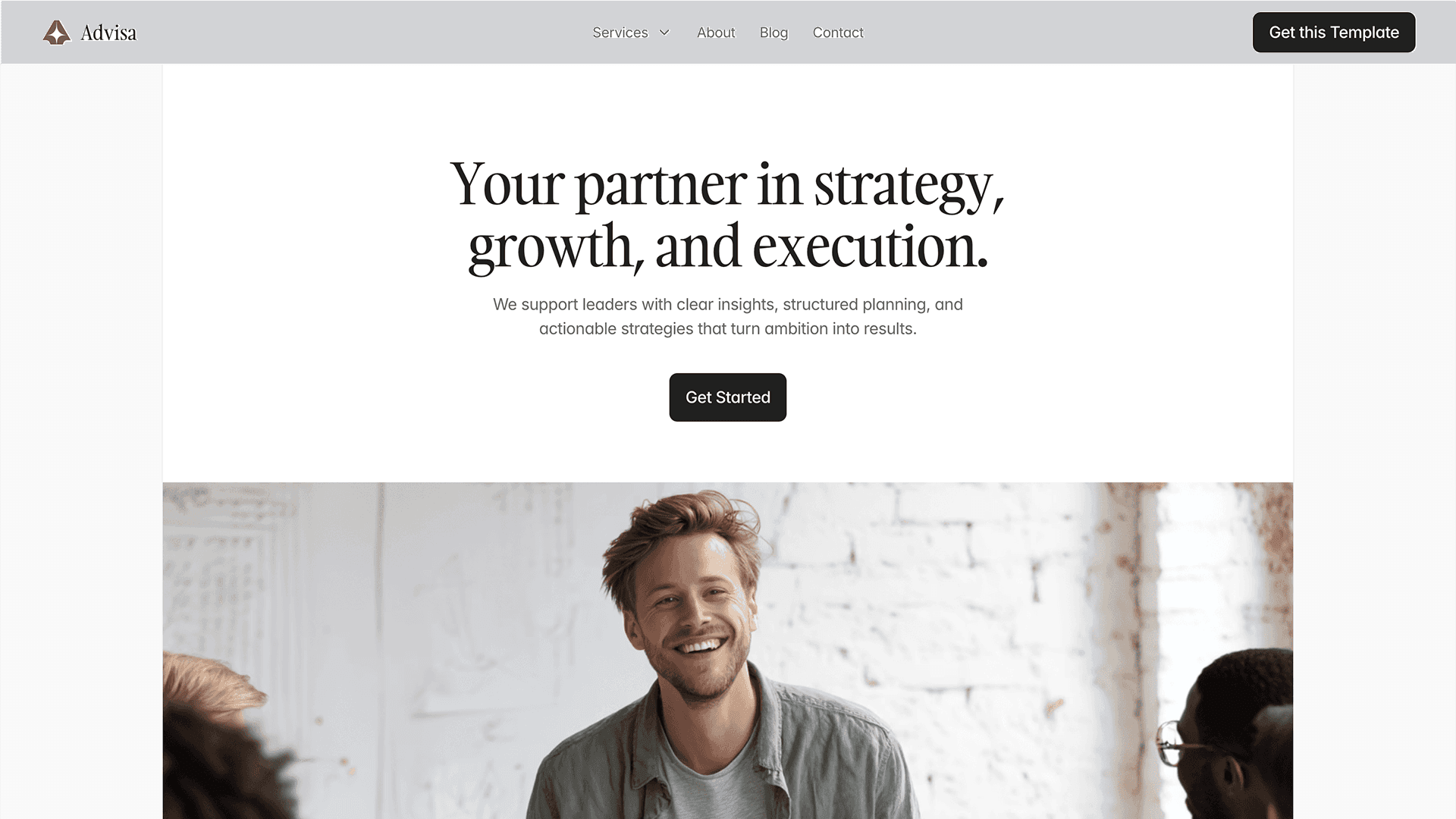 Advisa Framer template