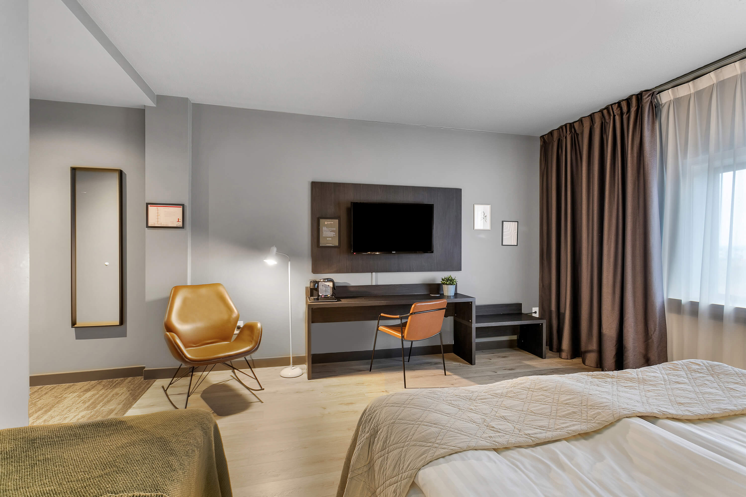 Þriggja manna herbergi Konvin Hotel