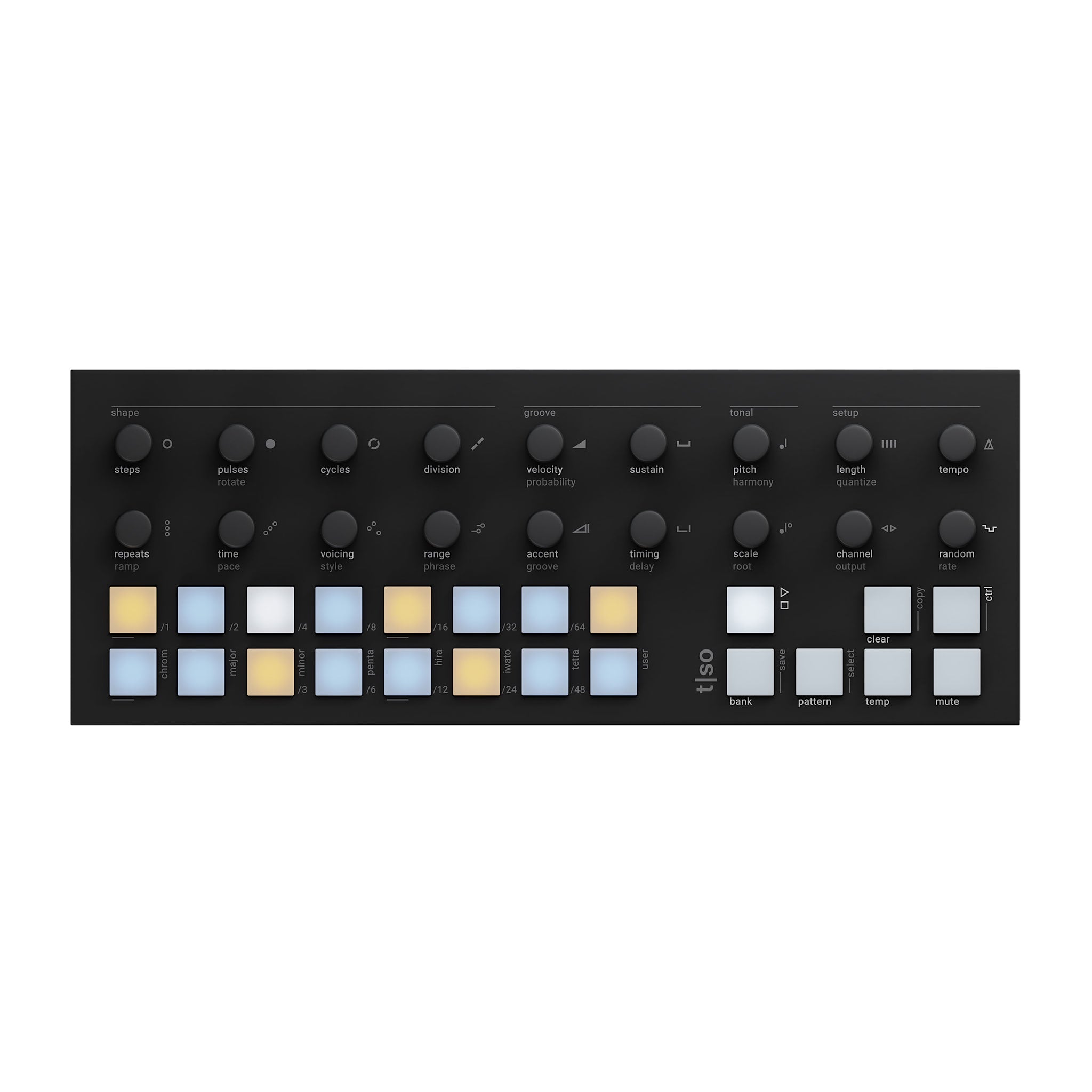 Torso T-1 Algorithmic Sequencer 本体 T1 algorithmic sequencer | Torso Electronics