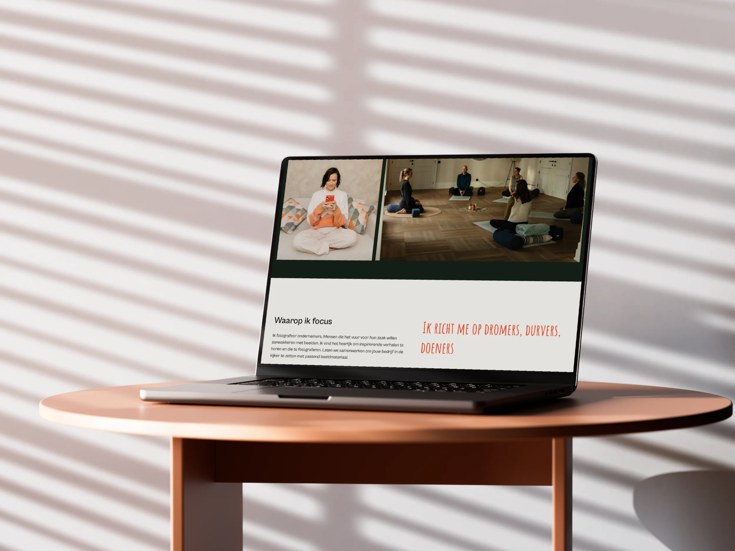 Website ontwikkeling en webdesign in Pelt voor ondernemers fotografe Anneleen Driesen.