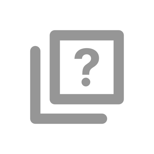 Testing icon containing a square and a question mark