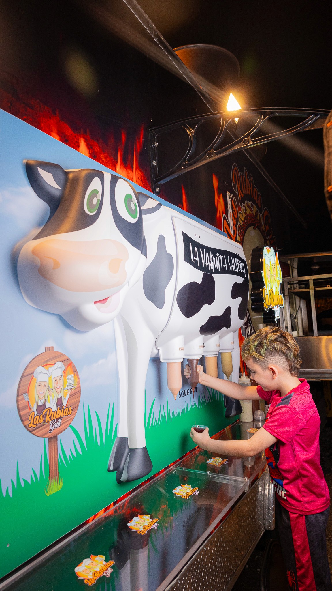 Venezuelan Street Food at Las Rubias Grill Doral Food Truck