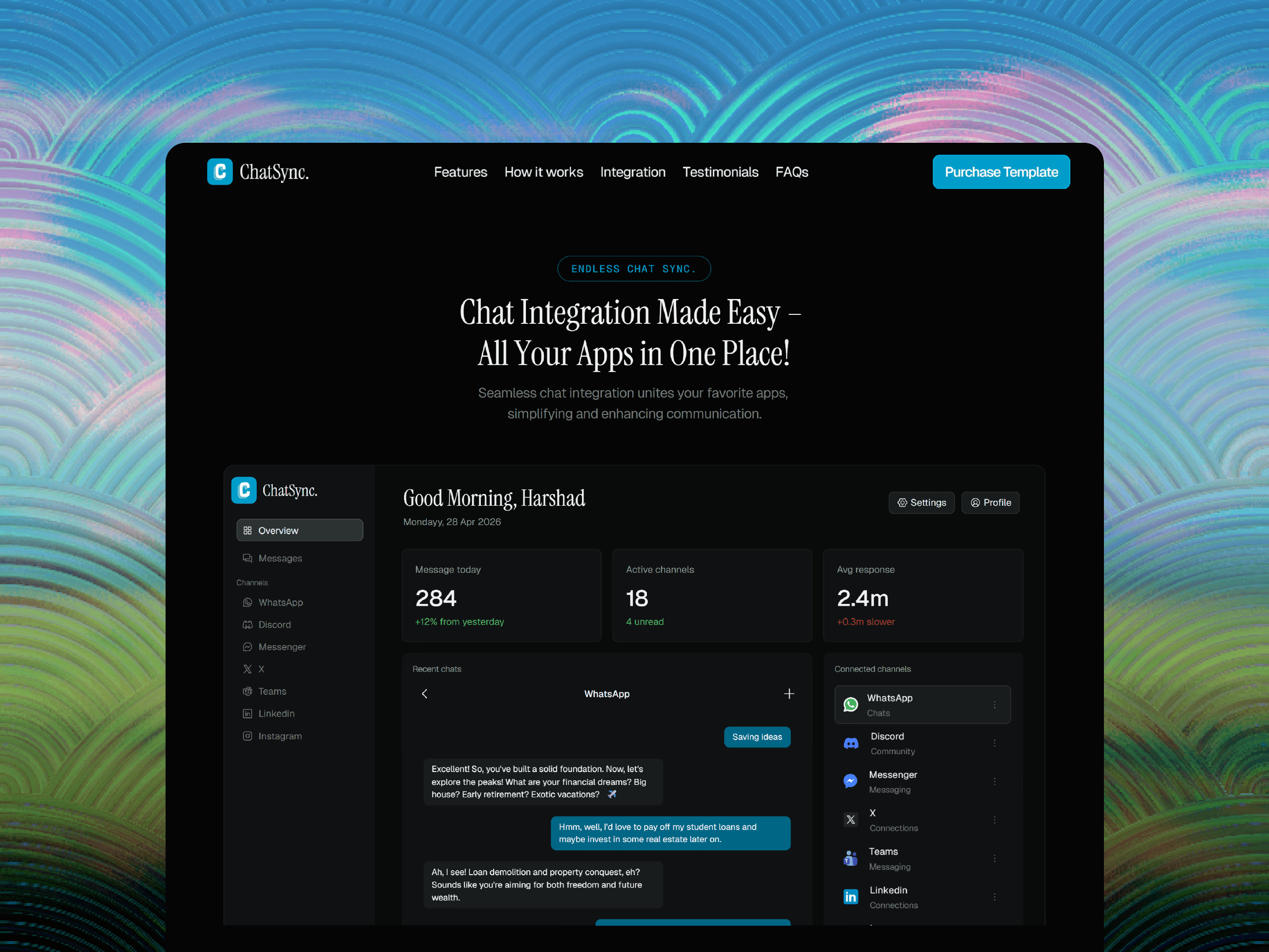 ChatSync Framer Template