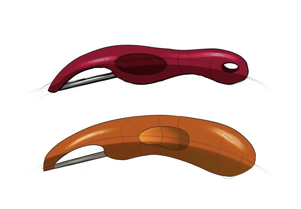 Ergonomic peeler concept