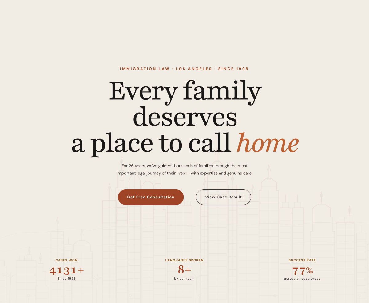 Sarah website hero image