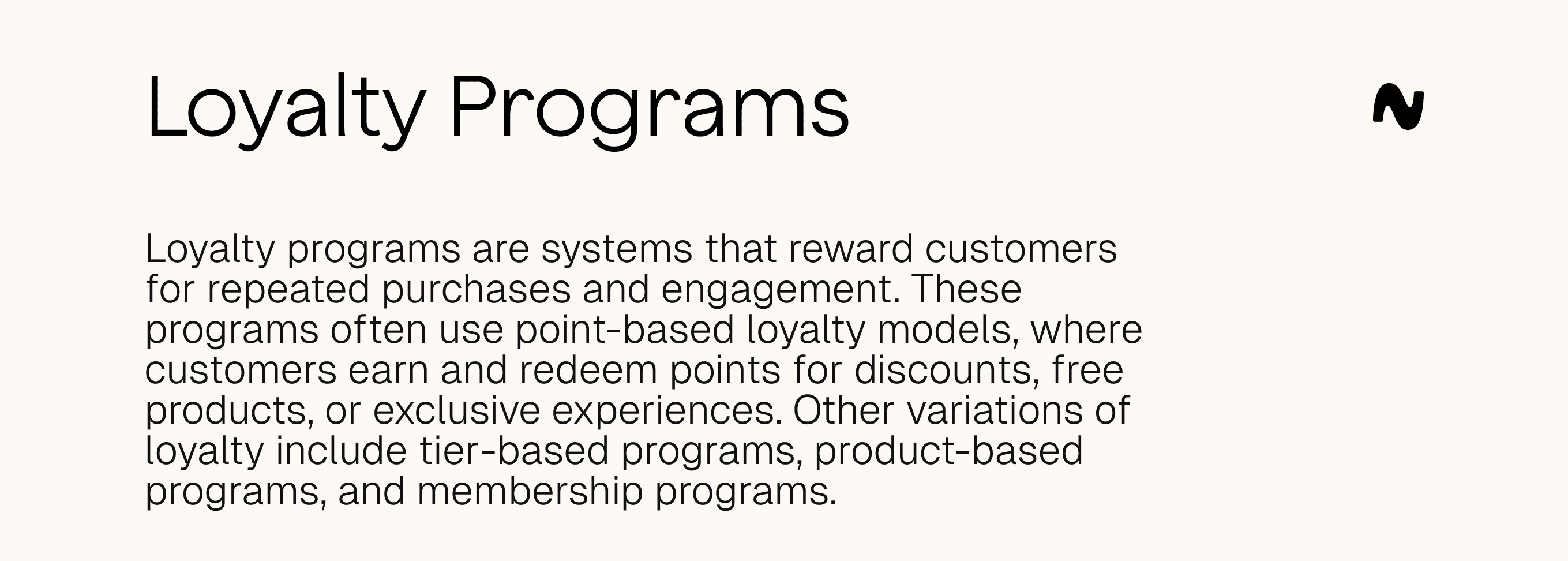 Loyalty programs definition 