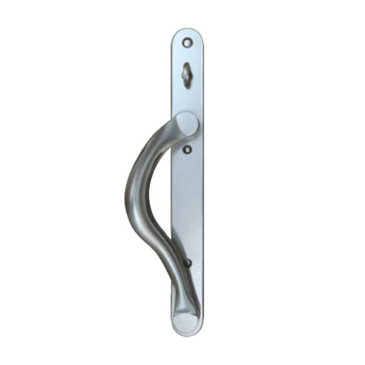 Curved handle style option for PGT Series 770 & 780 sliding glass doors, offering a stylish, ergonomic design for ease of use.