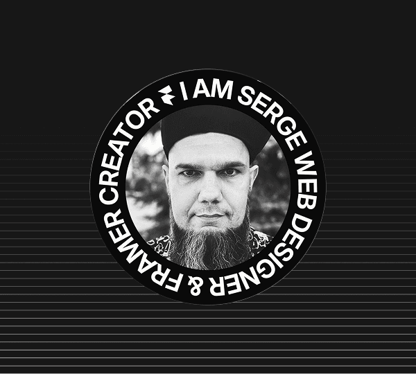 Серж Коваленко —  Web дизайнер, Framer експерт