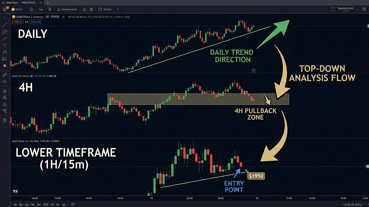 XAU/USD Multi-Timeframe Analysis