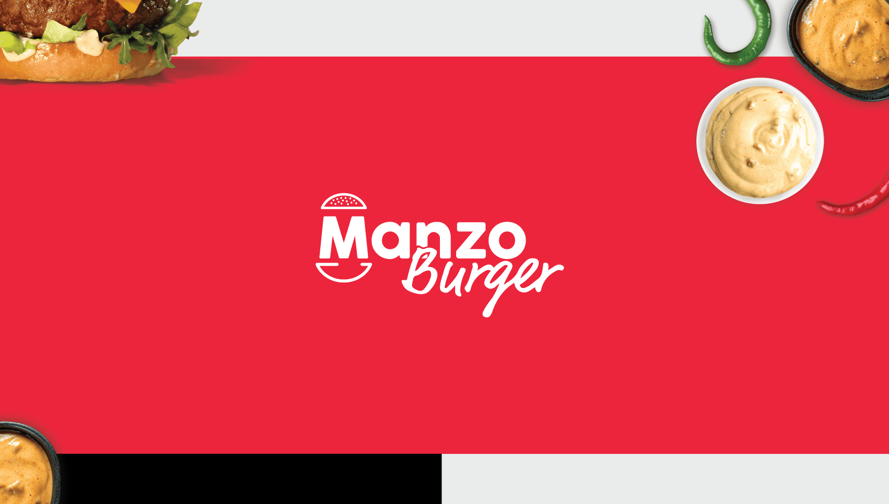 Manzo Burger Branding