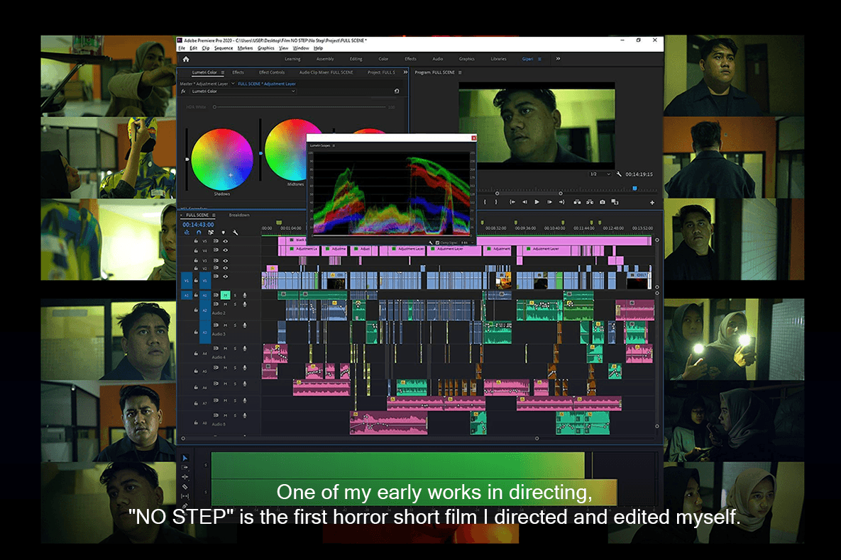 One of my early works in directing, "NO STEP" is the first horror short film I directed and edited myself.