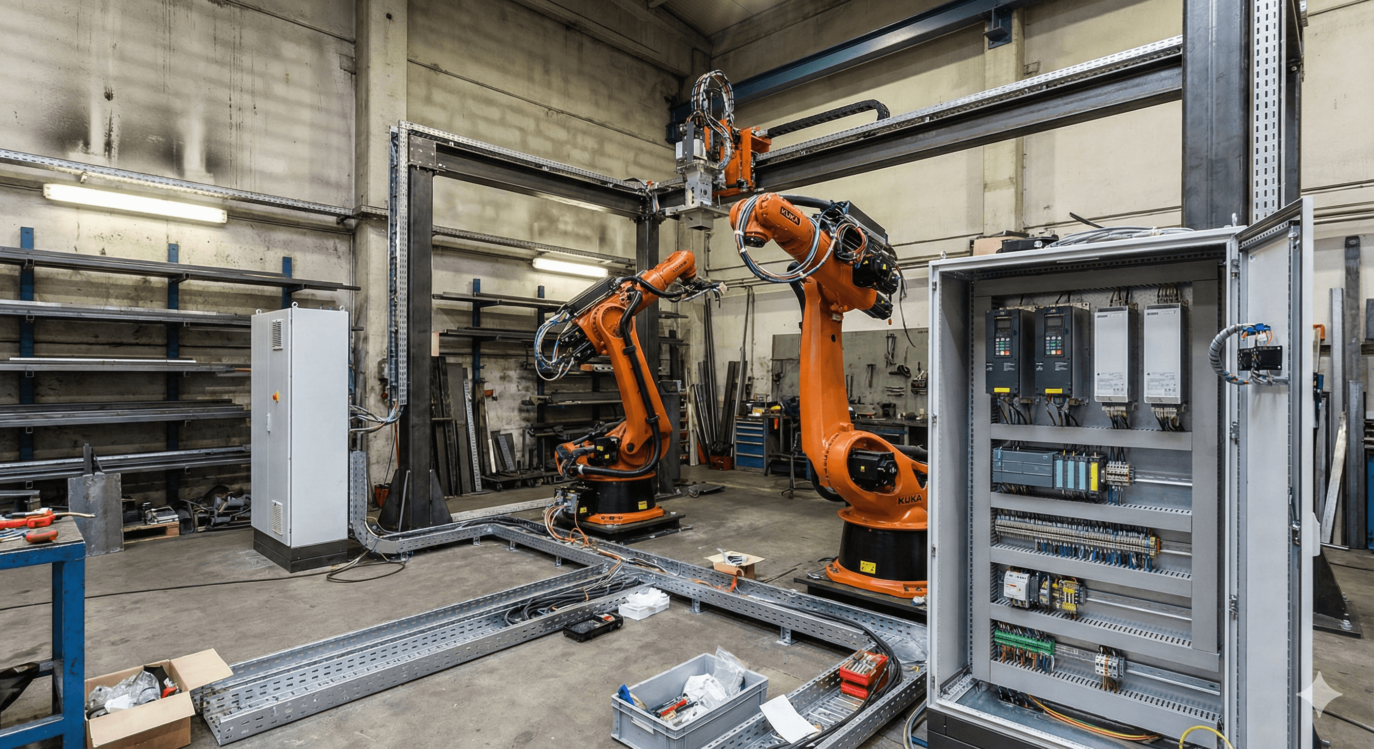 Silhouette of a researcher examining a slide under a microscope with a blue background.