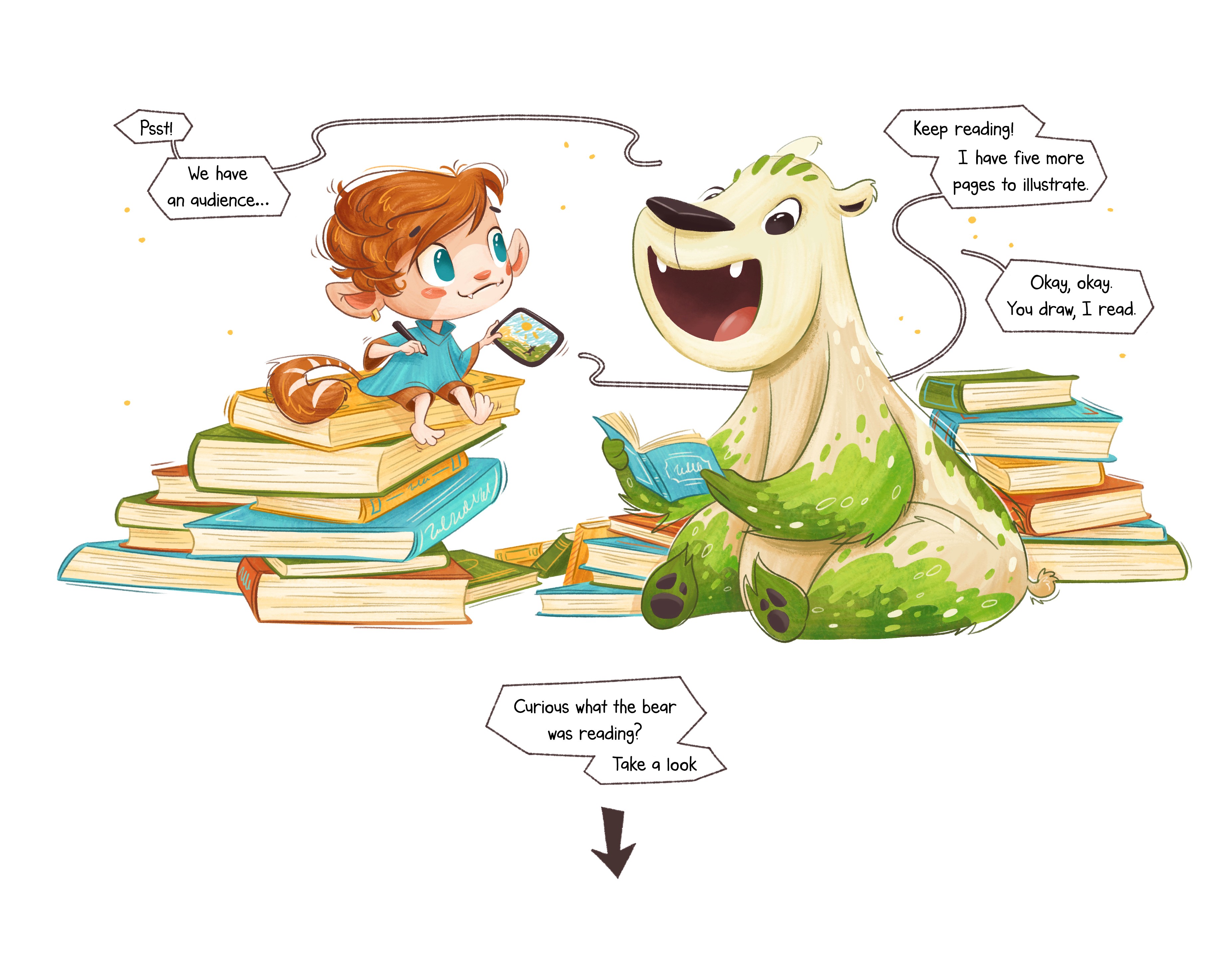 Hi I'm Masha — an illustrator and picture book maker