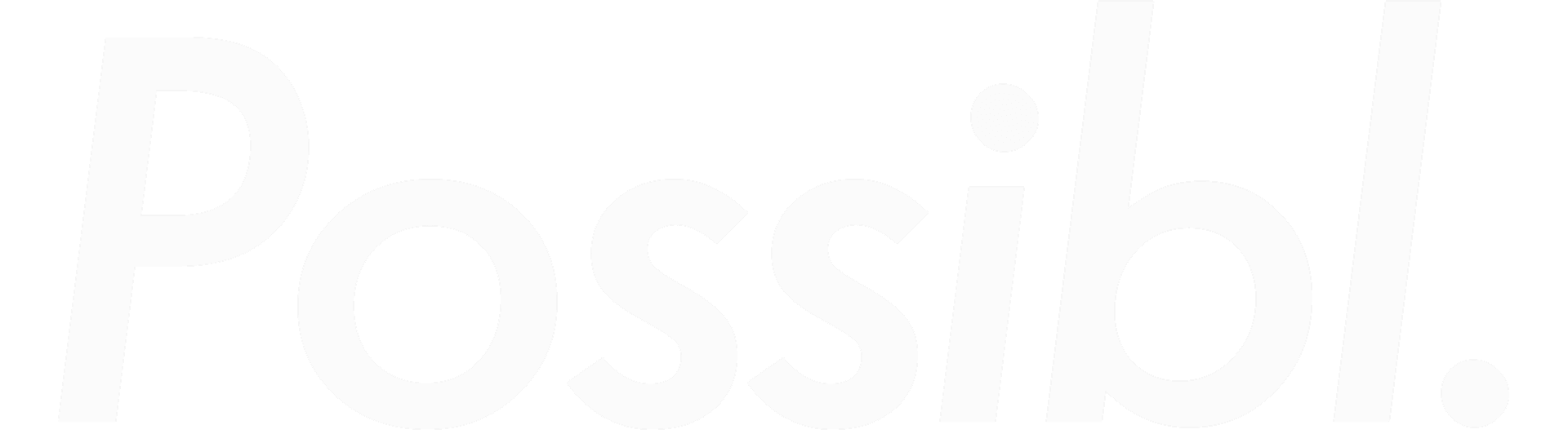 possibl logo white