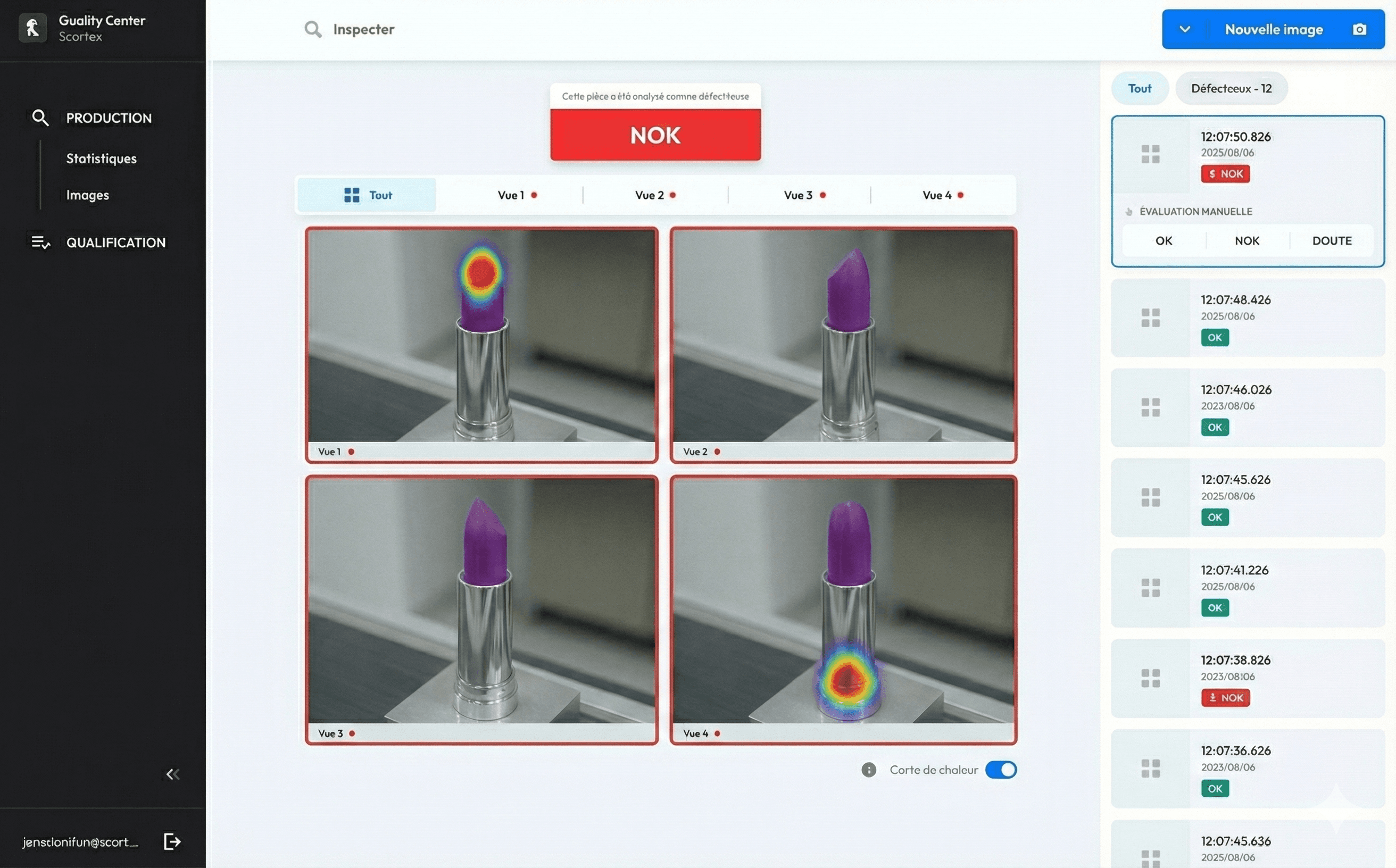 lipstick quality control