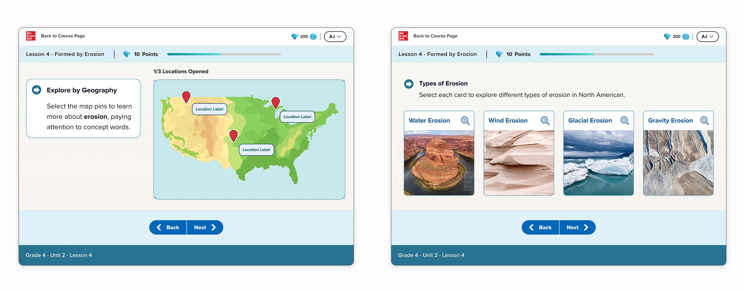 Walking on mountains