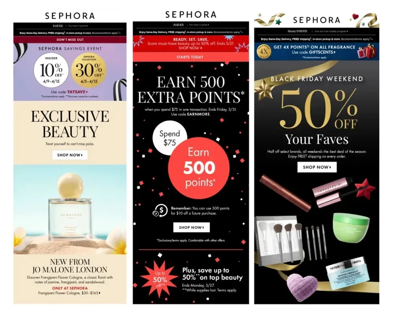 Sephora-segmentation-emails