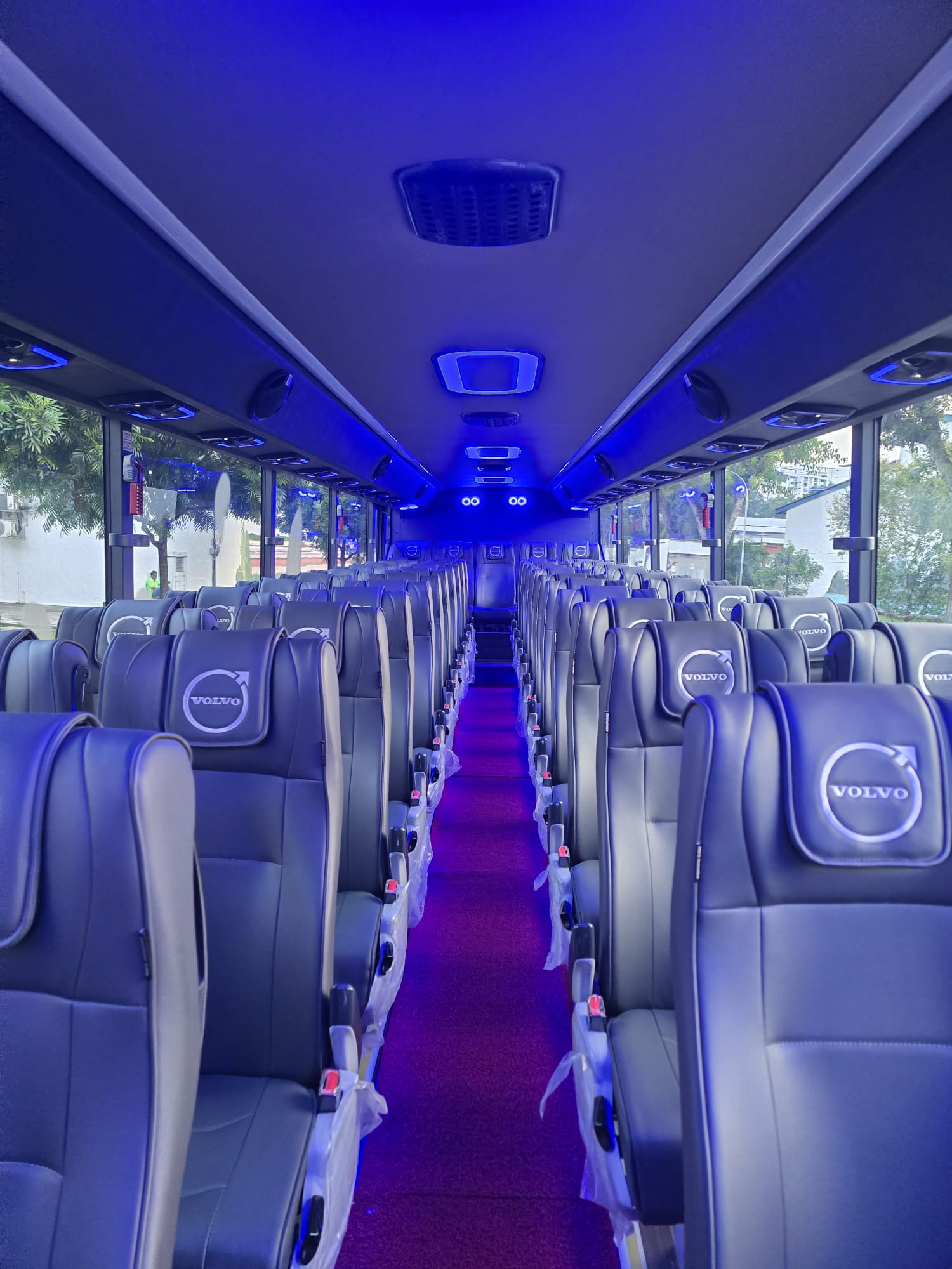 Wuli Transport Services coach interior with premium seating