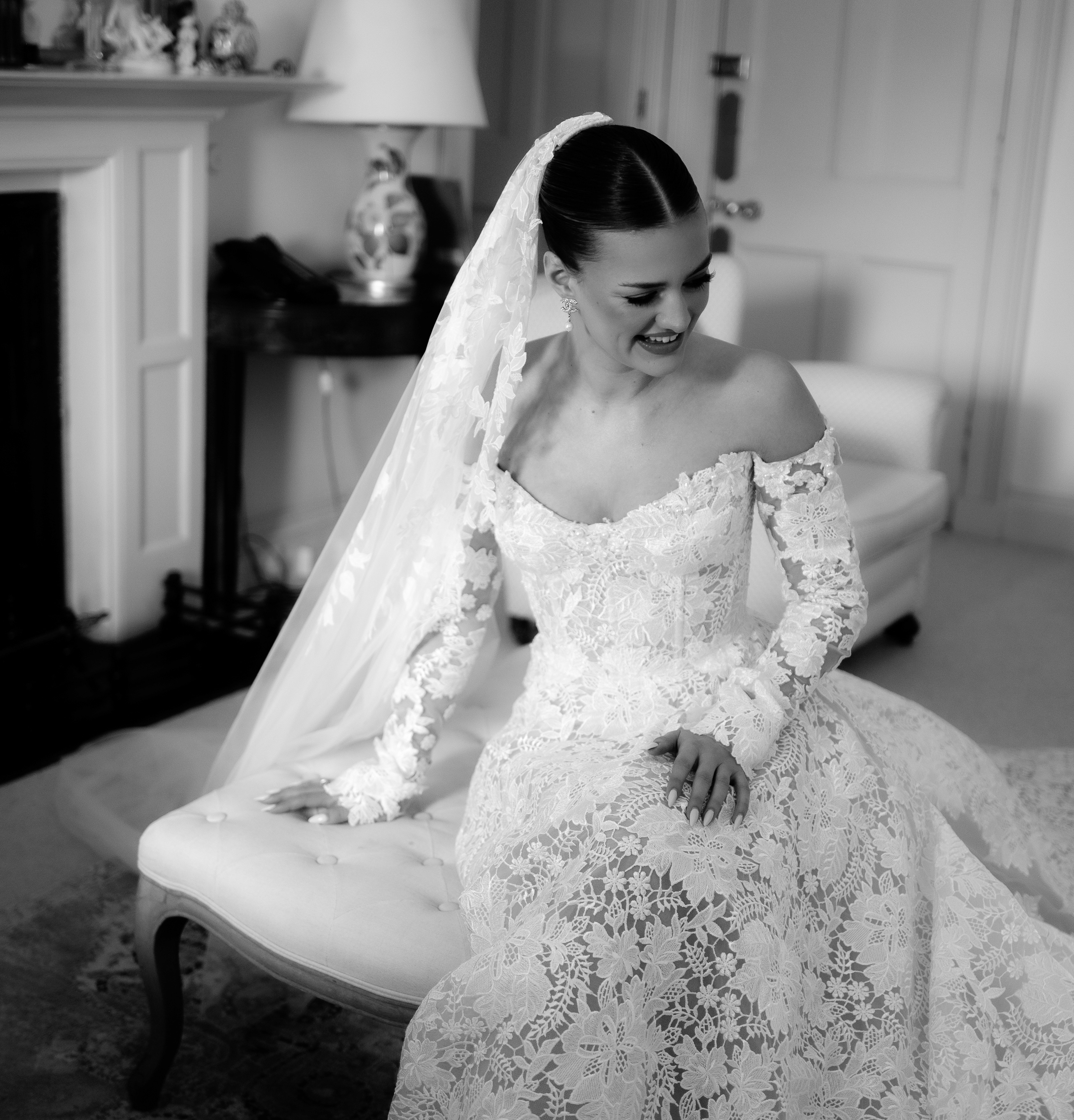 Bride in her dress - Cinematic Wedding Video Edinburgh