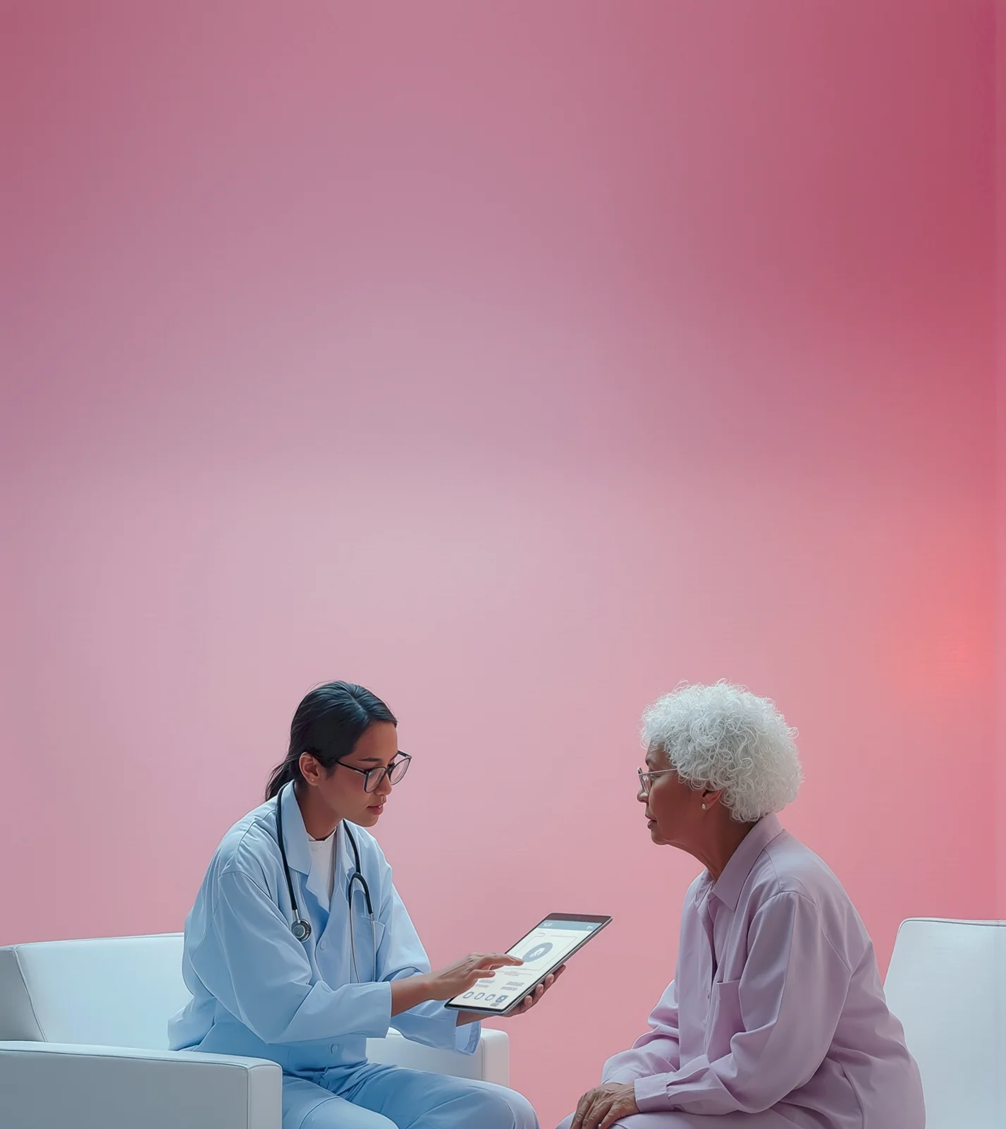 Collage of healthcare professionals collaborating, training, and meeting with patients, representing Synapti Health’s comprehensive value based care education and workforce development programs.