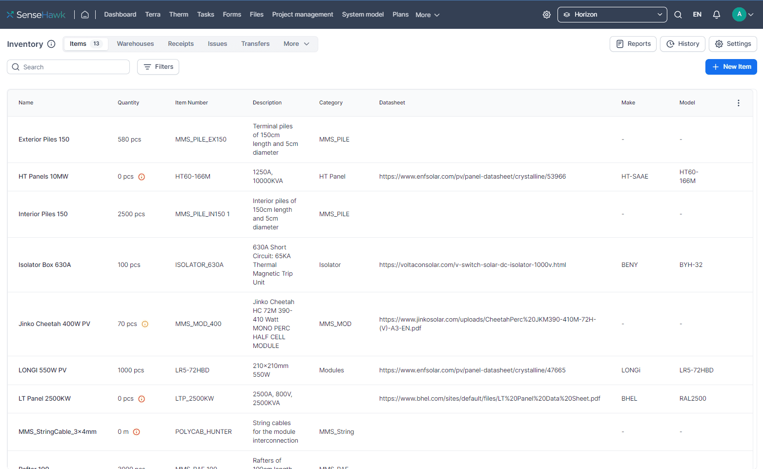 Inventory feature on TaskMapper to monitor and manage stocks for your project. Keep track of all incoming, outgoing, and transfer records of stock from the time of purchase to the item being used.