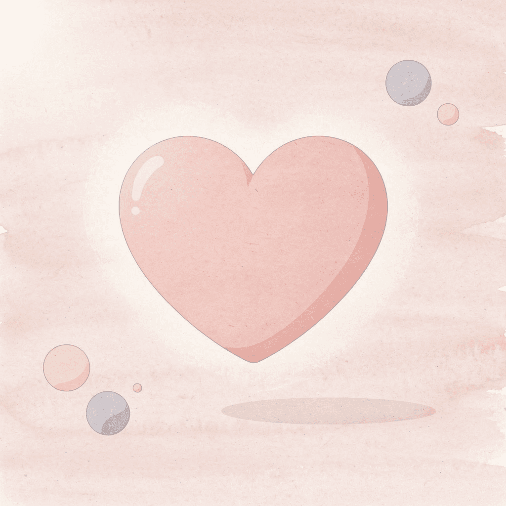 Heart icon representing warmth and affection in Arabic culture