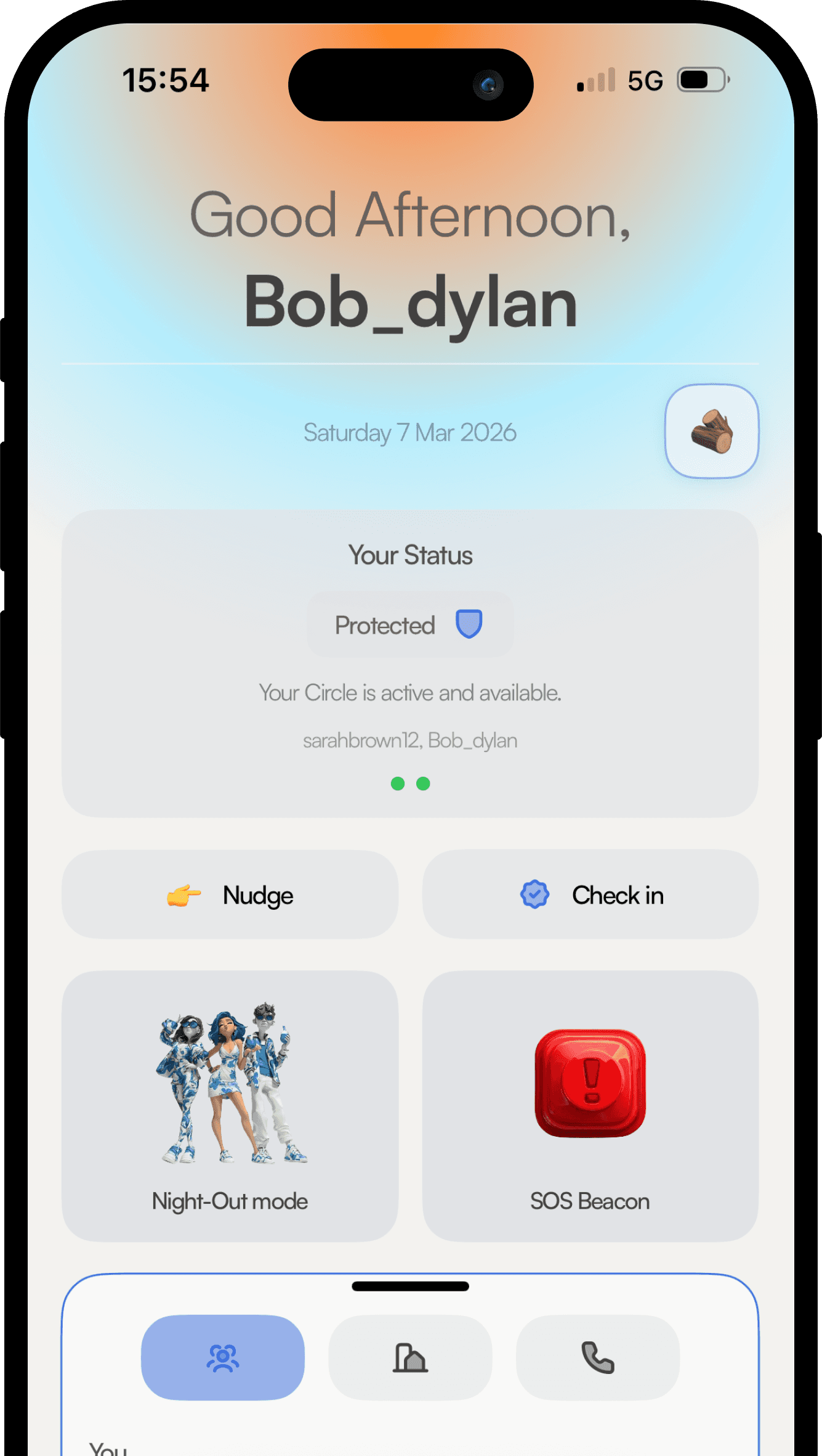 Obserc Home Screen Afternoon