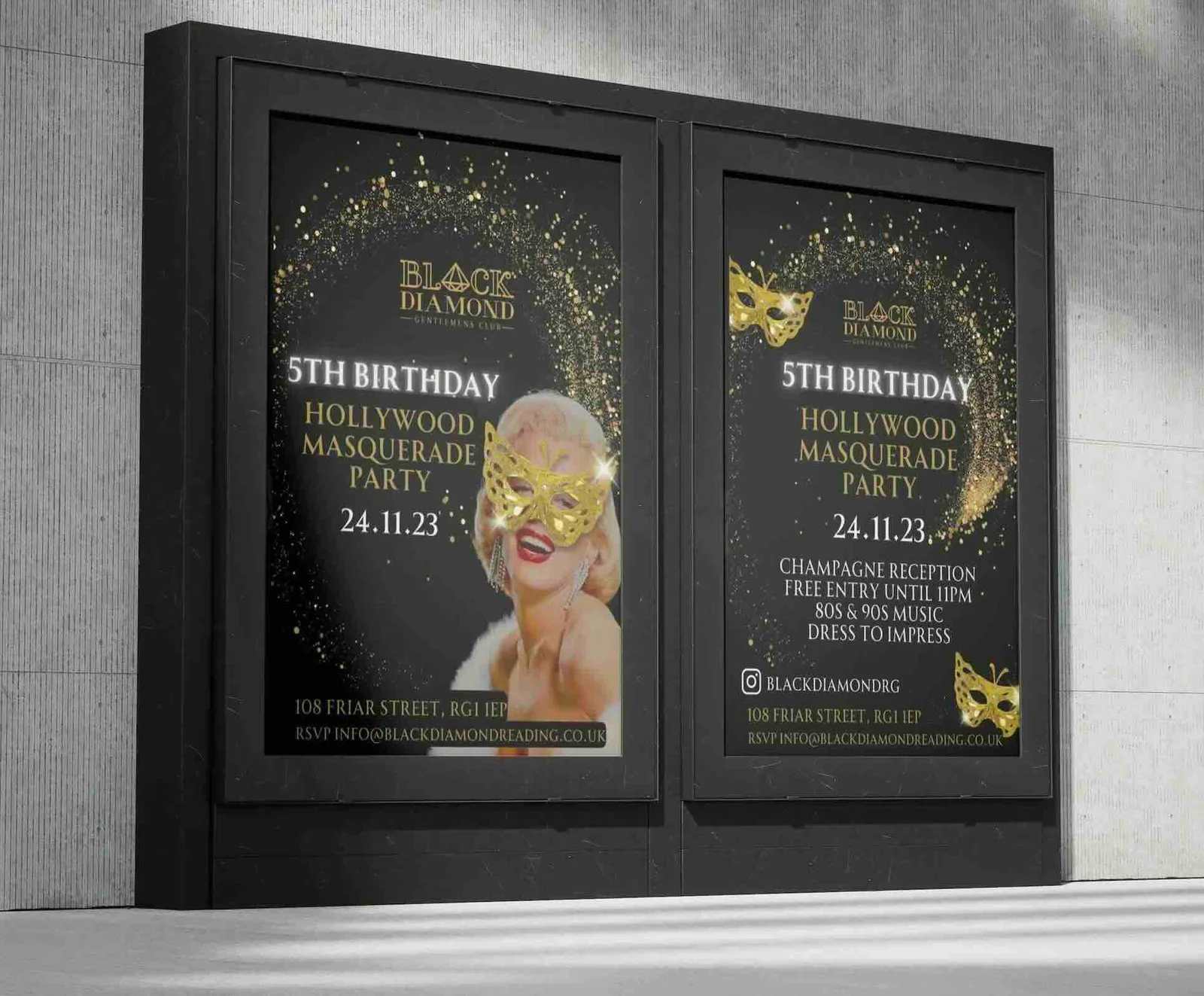 Mockup Ad - Black Diamond