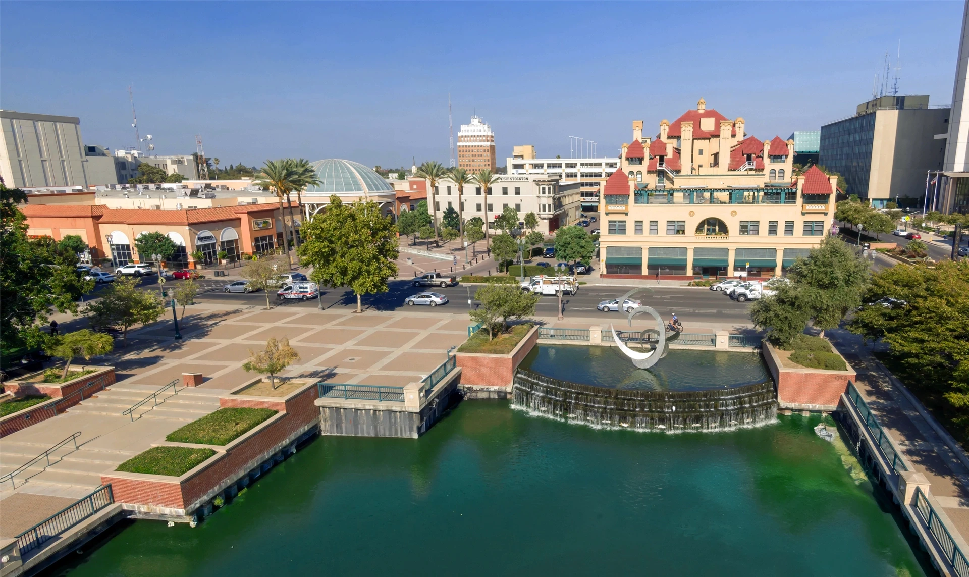 Downtown Stockton, California, highlighting the value of hiring a local Stockton attorney familiar with the community