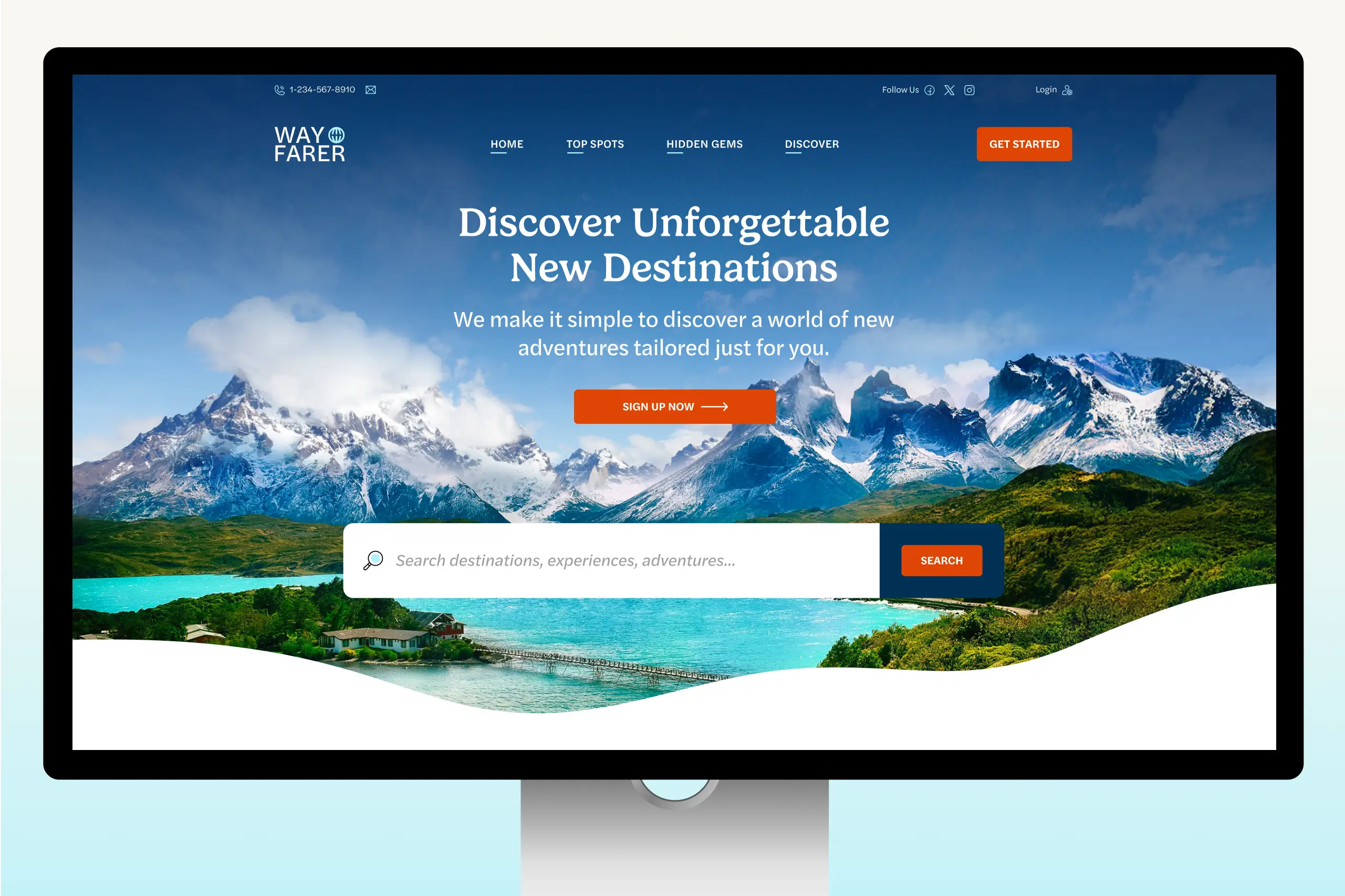 Responsive Travel Website