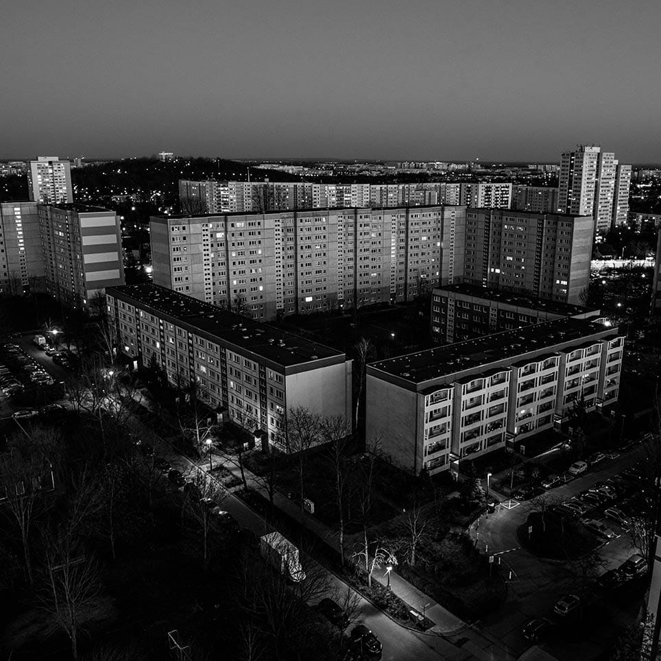 Ausblick über Berlin Marzahn-Hellersdorf