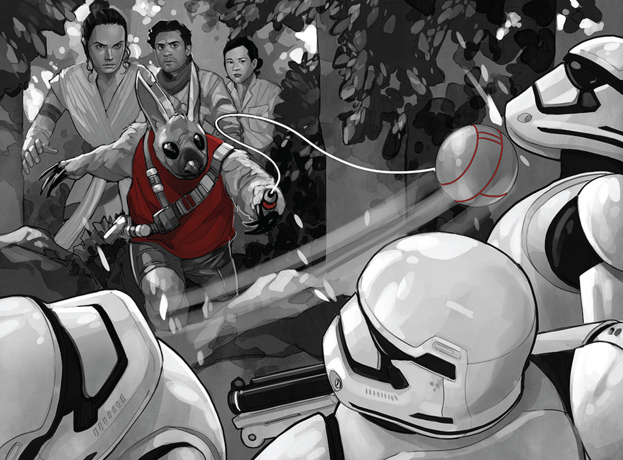 Lim, the Zixon, taking out the First Order by Phil Noto