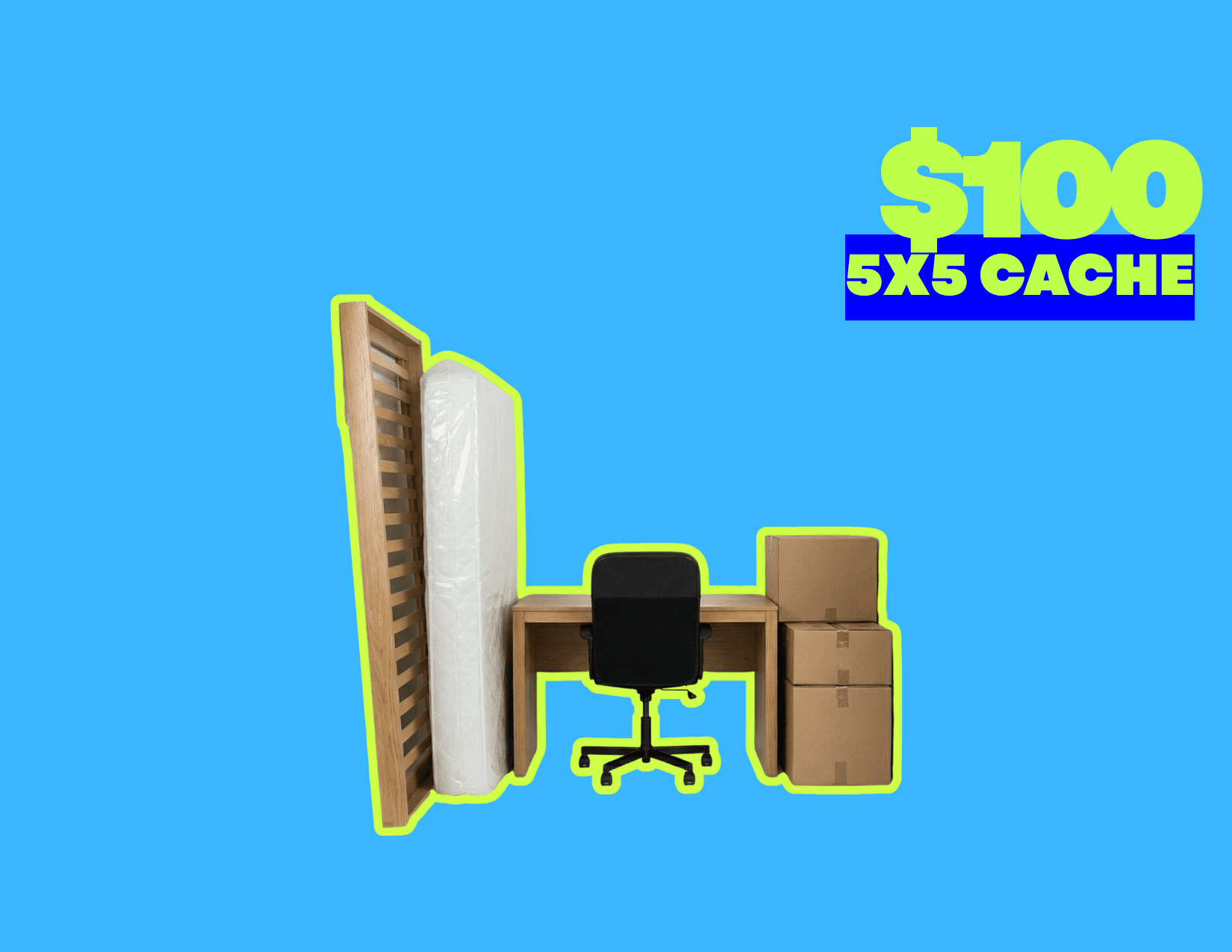 Cache Depot 5x5 unit self storage Vancouver