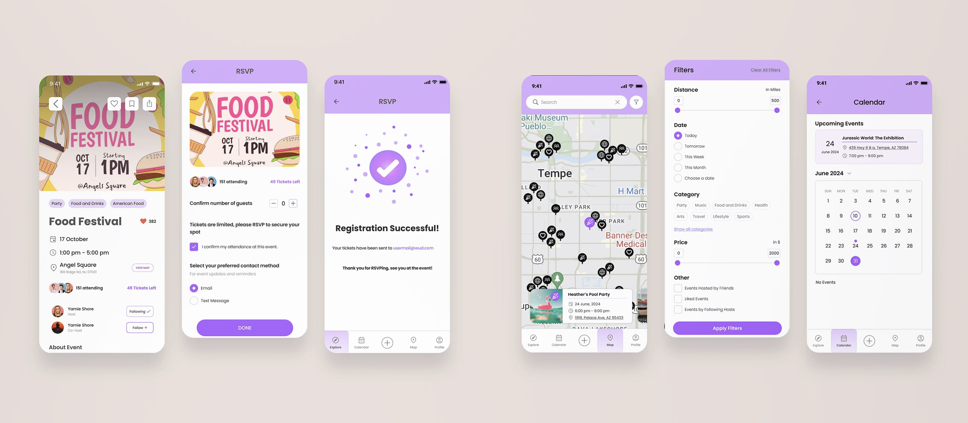 Social coordination screens