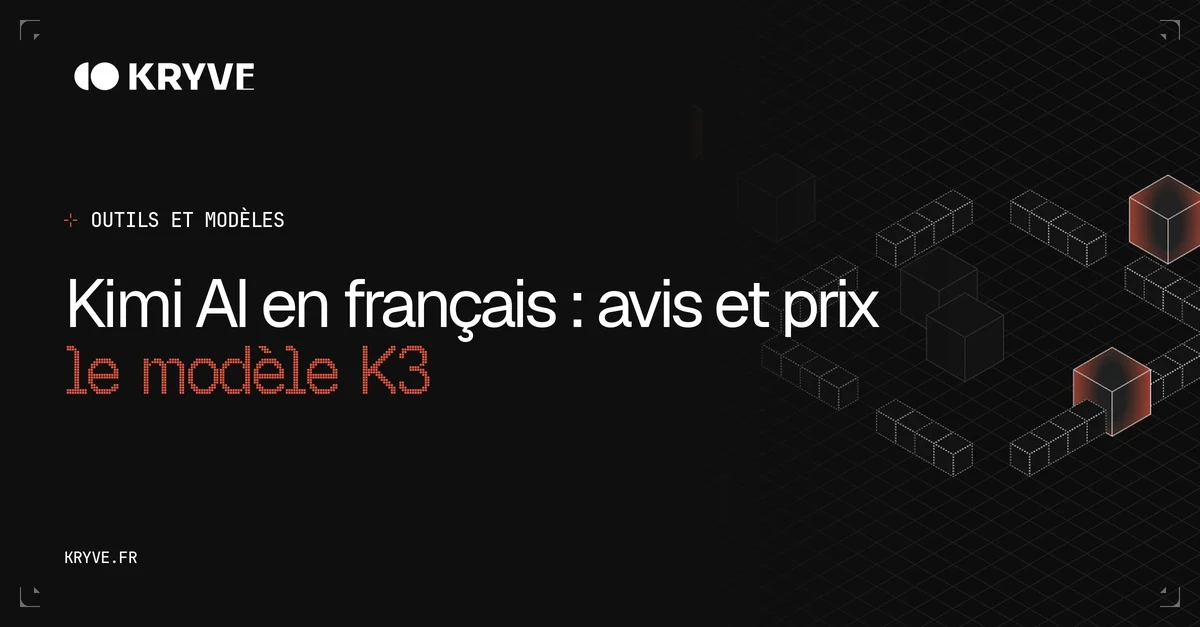 Kimi AI : couverture Kryve, catégorie Outils et modèles