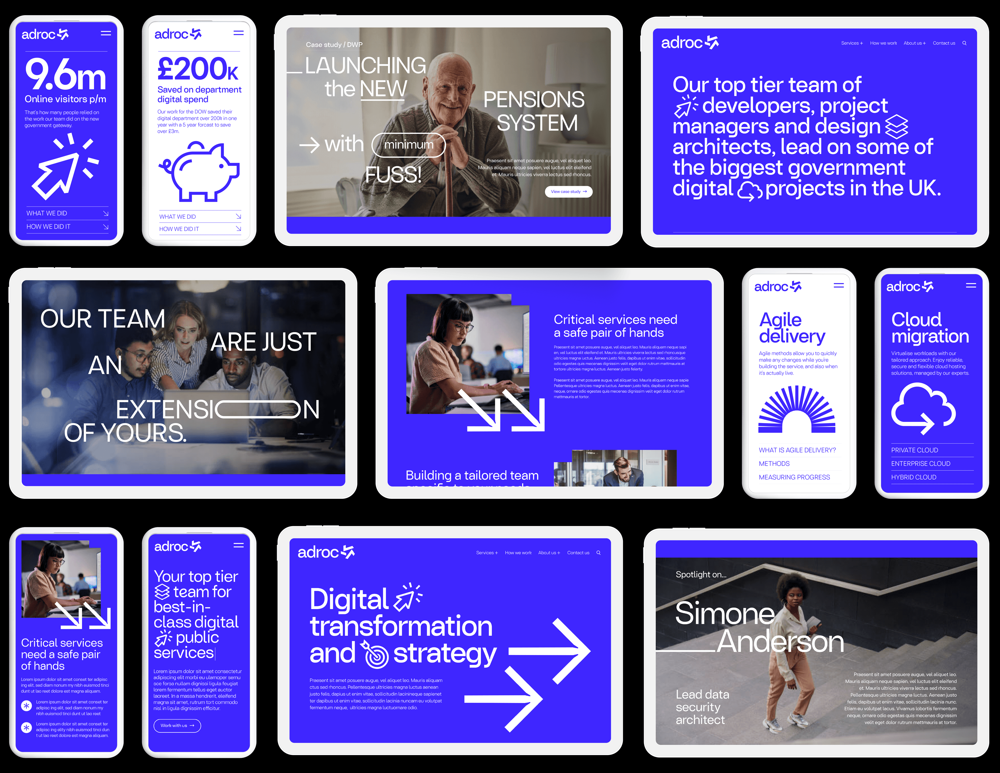 Branding & Website design for an IT recruiter