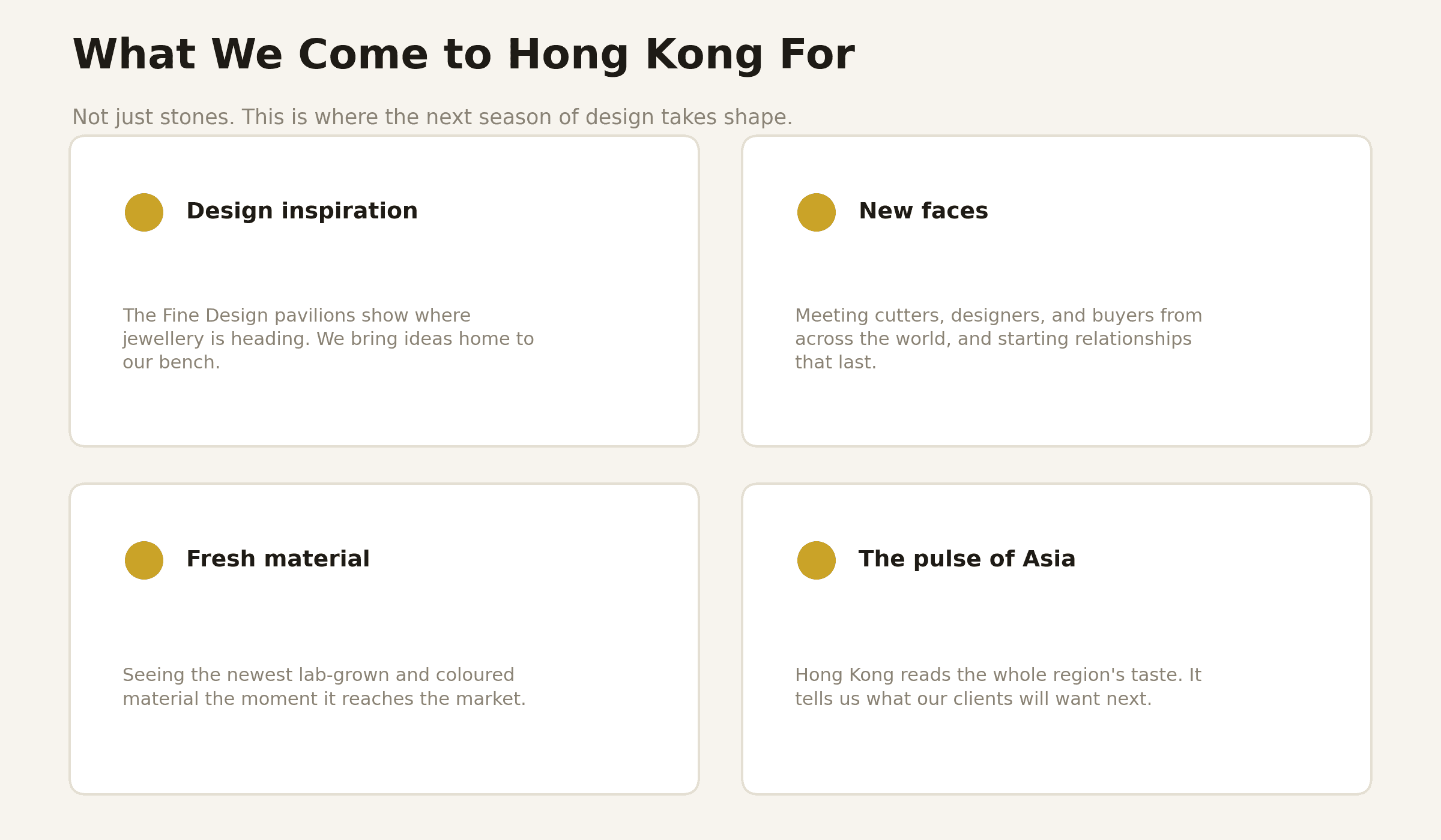 What Lab Grown Dreams comes to Hong Kong for: design inspiration, new faces, fresh material, the pulse of Asia.