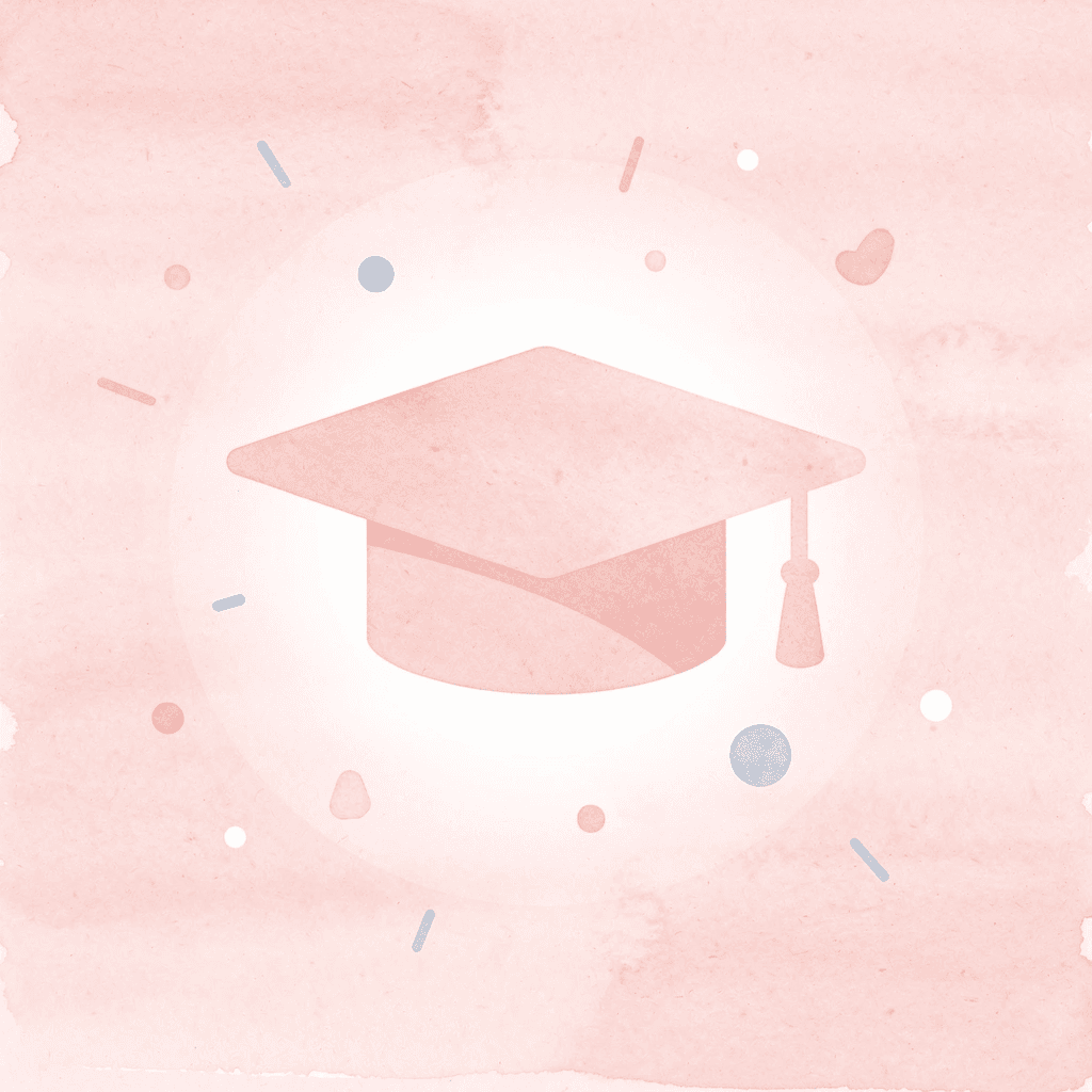 Graduation cap icon representing college admissions competitiveness