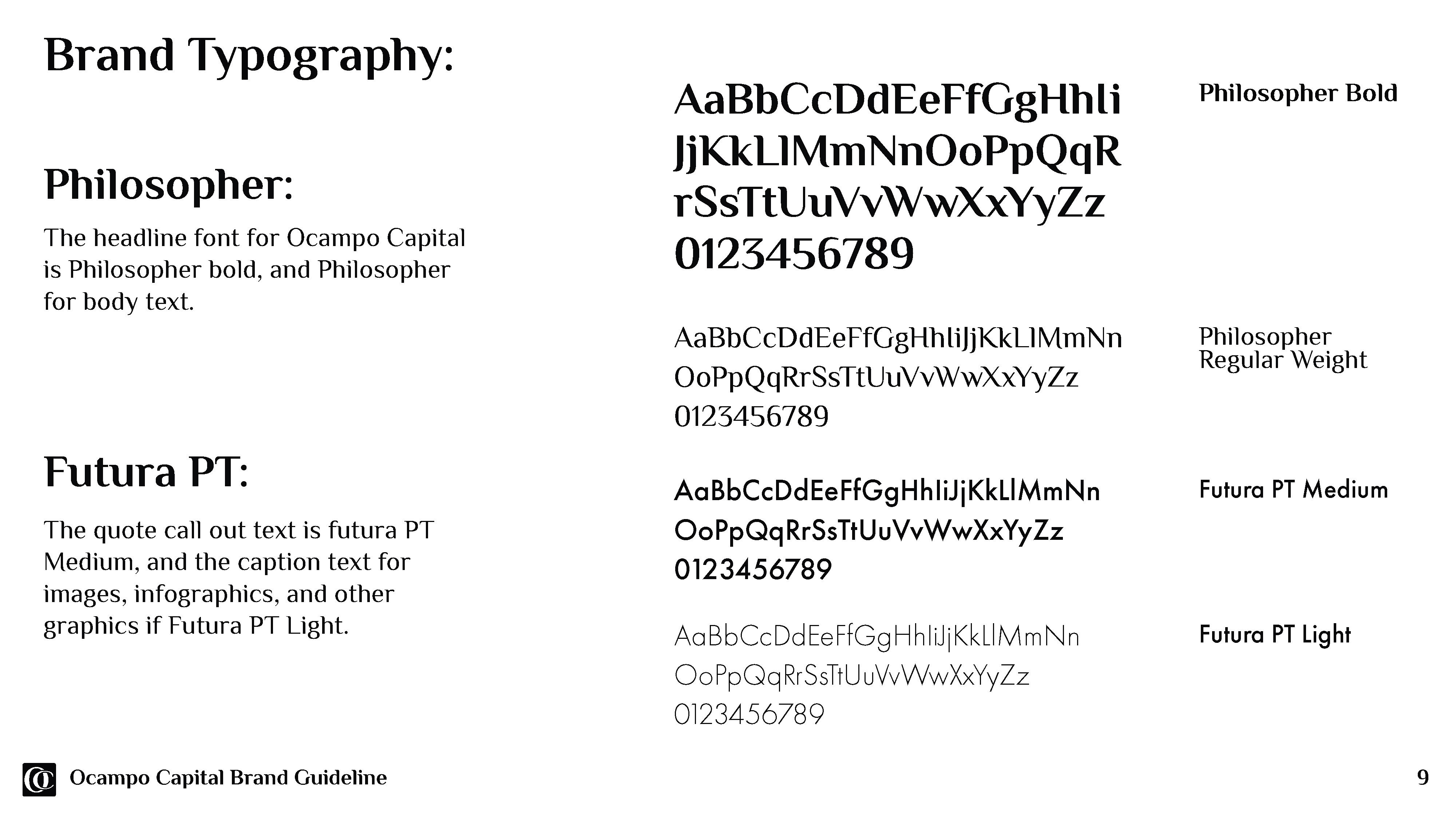 Ocampo Capital Brand Deck