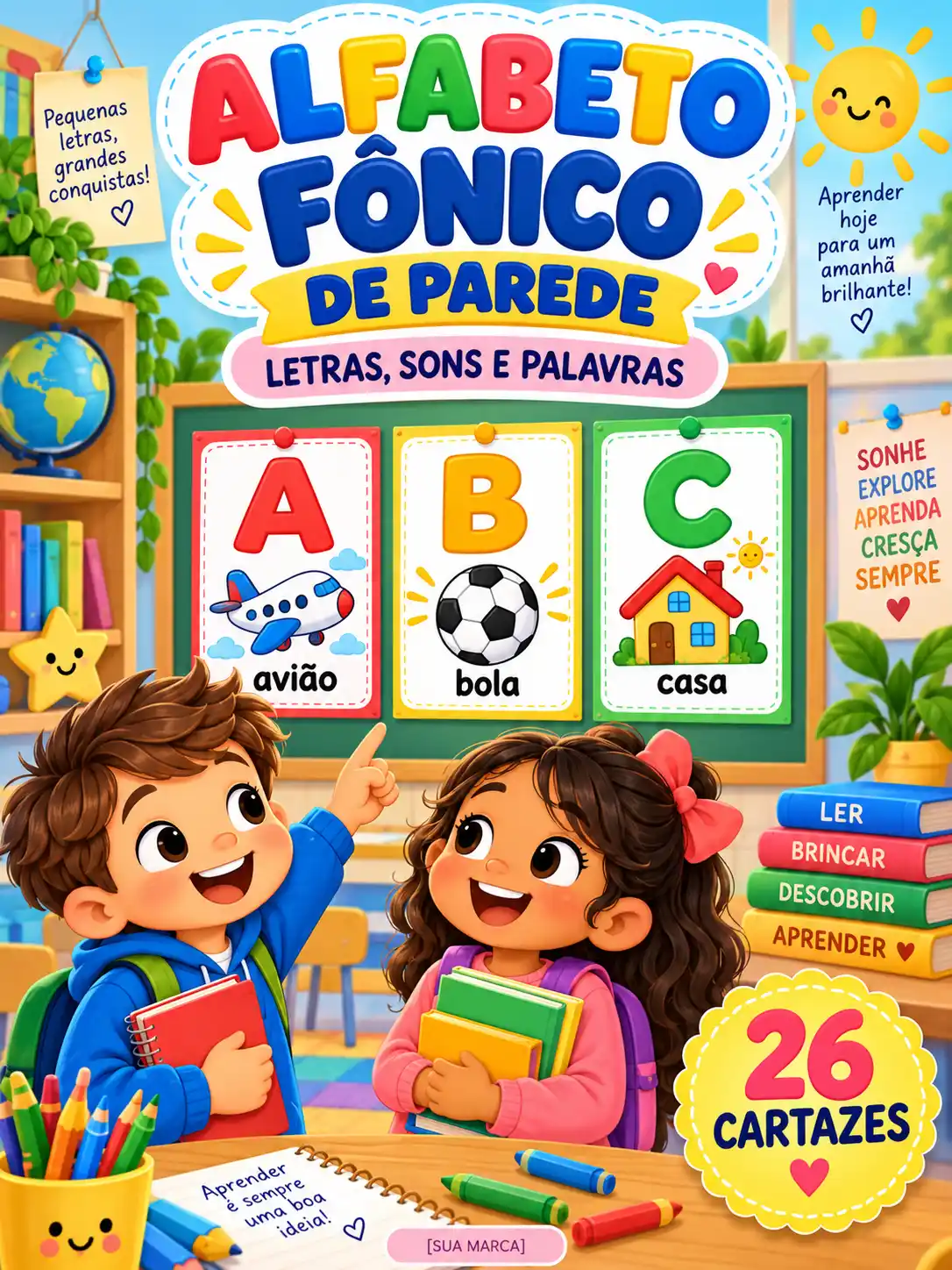 BÔNUS 3: Alfabeto Fônico de Parede