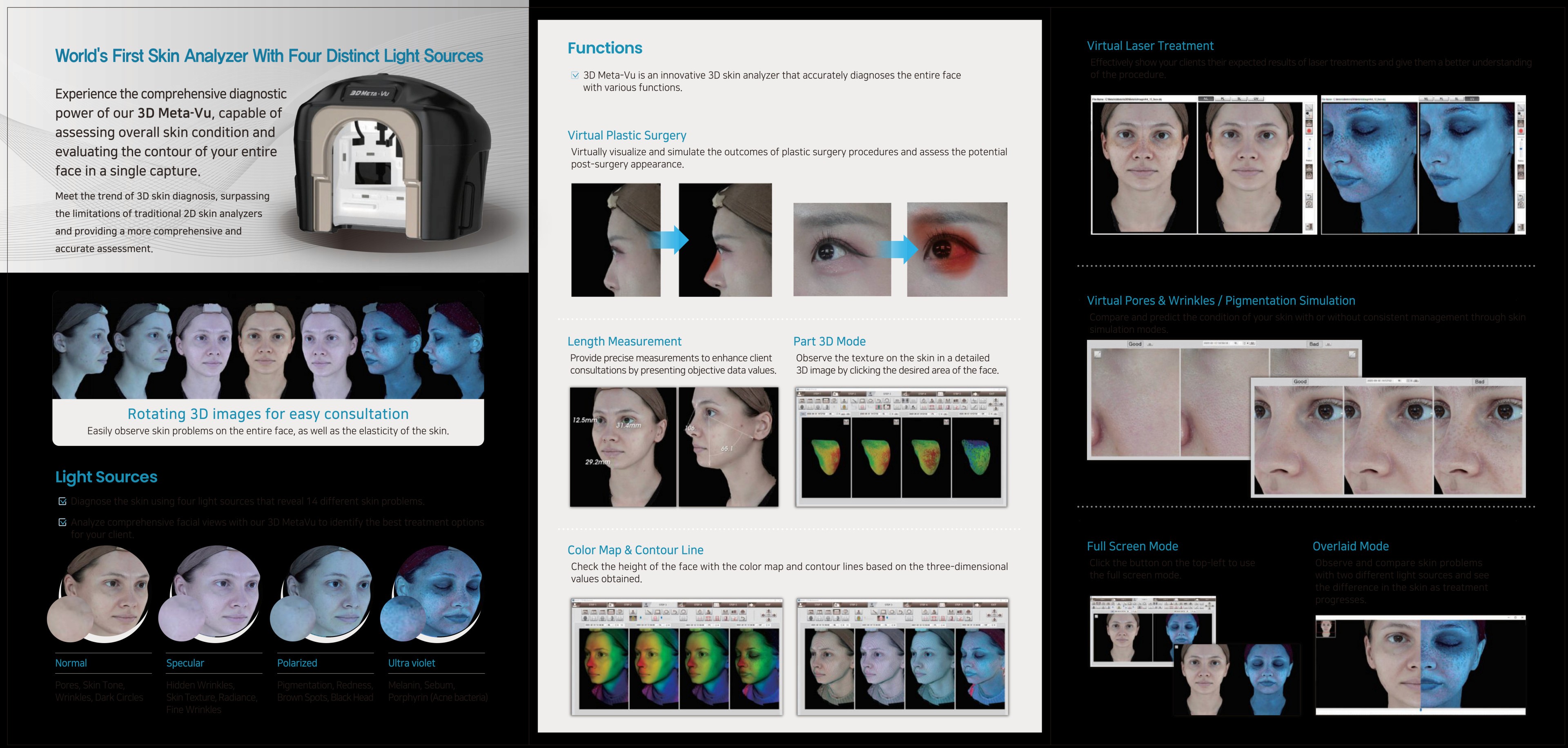 meta vu 3d skin analysis machine