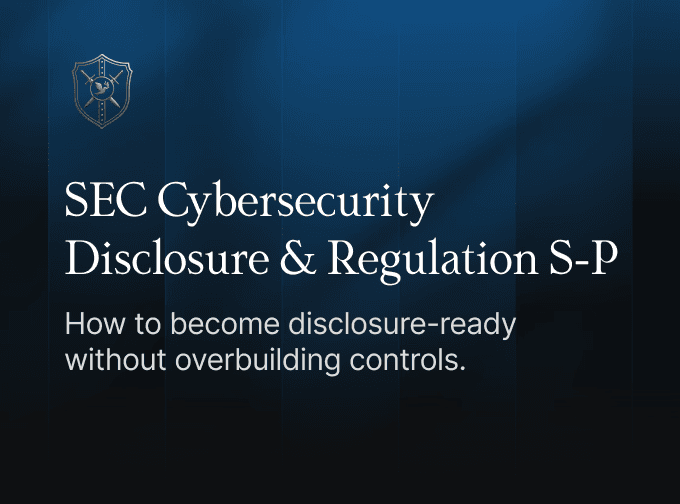 SEC Cybersecurity Disclosure & Regulation S-P