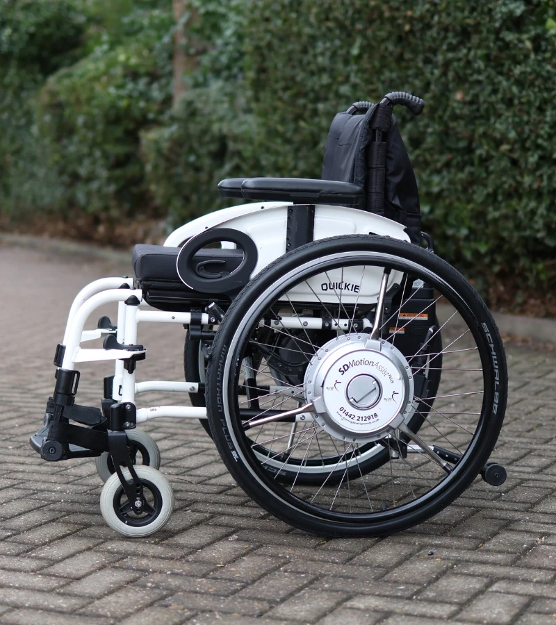 Side view of SD Motion Assist power assist add-on