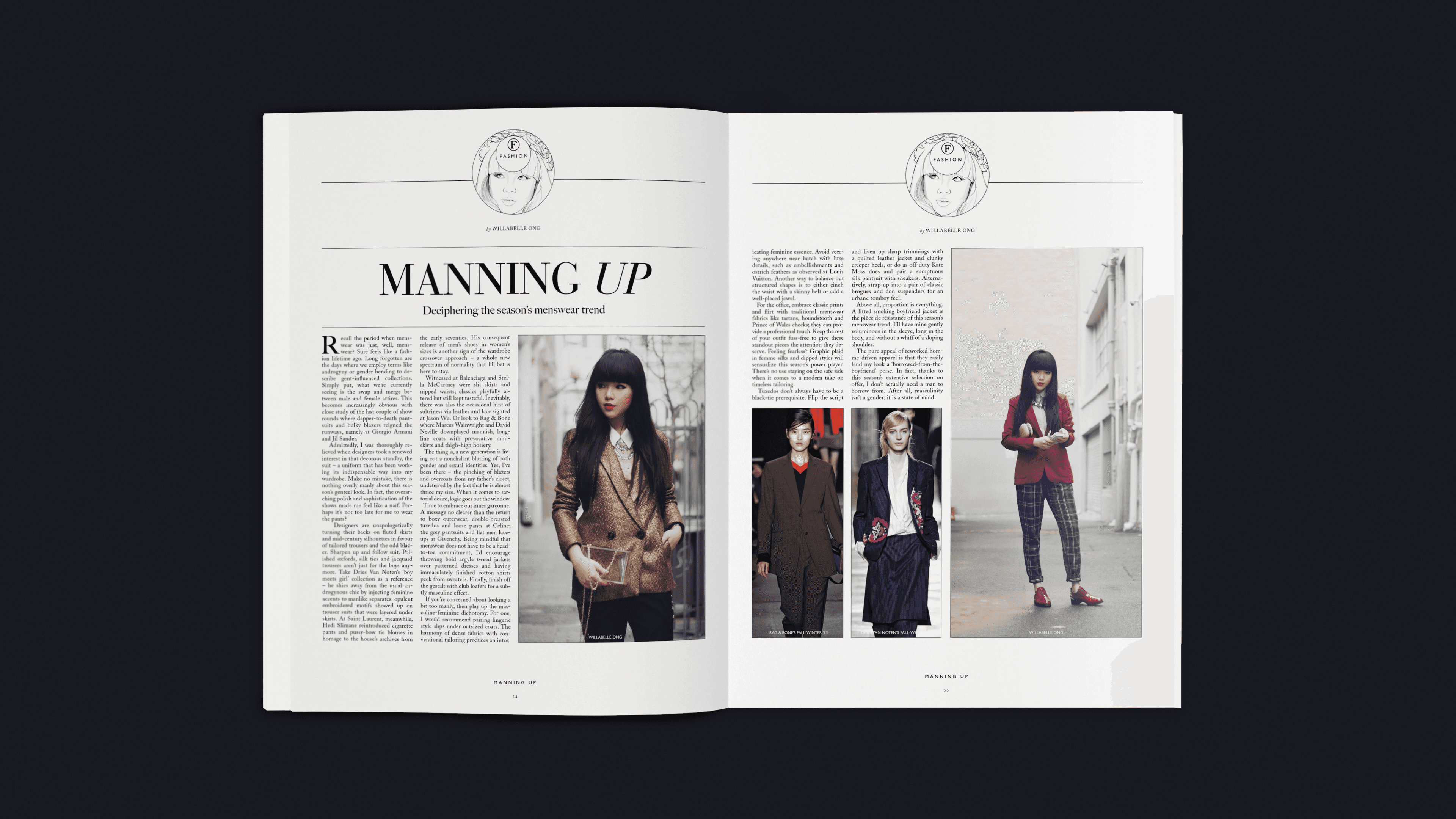Minimalist article layout for Designare Femme, focusing on readability and visual impact.