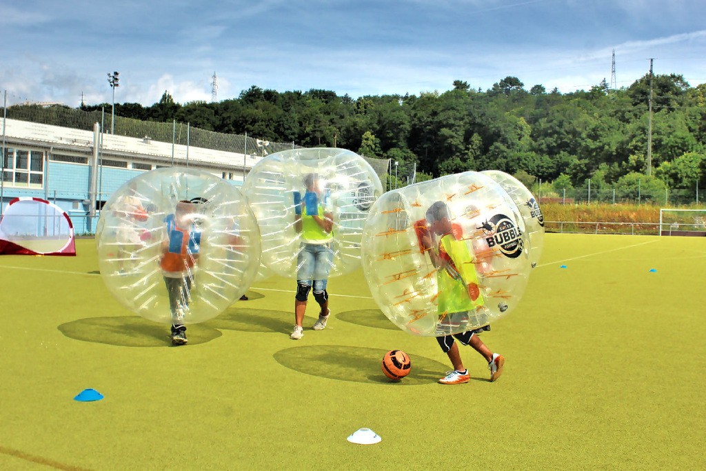 Photo of Bubble Football activity for kids