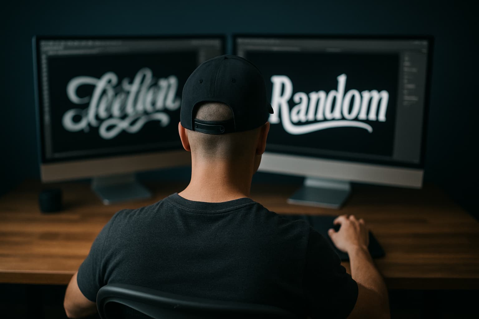 Black and white image of people working at a table with laptops, showing hands gesturing during discussion of digital content displayed on screens, with fabrica® logo in the corner.