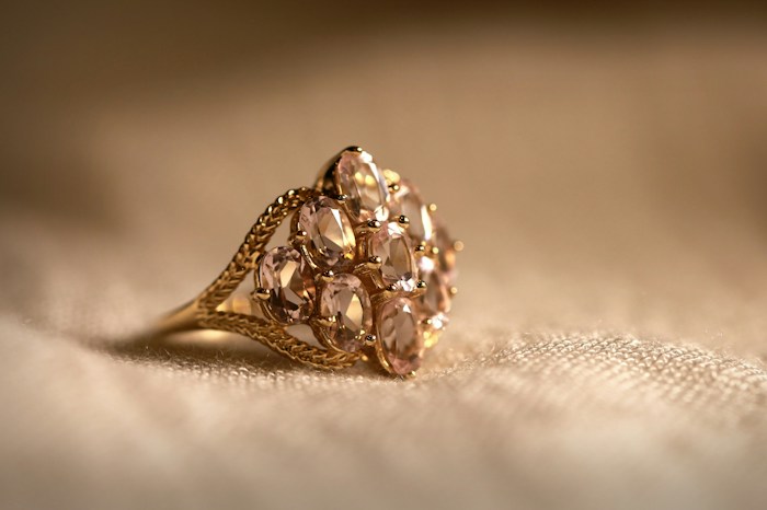 Vintage gold ring with detailed craftsmanship