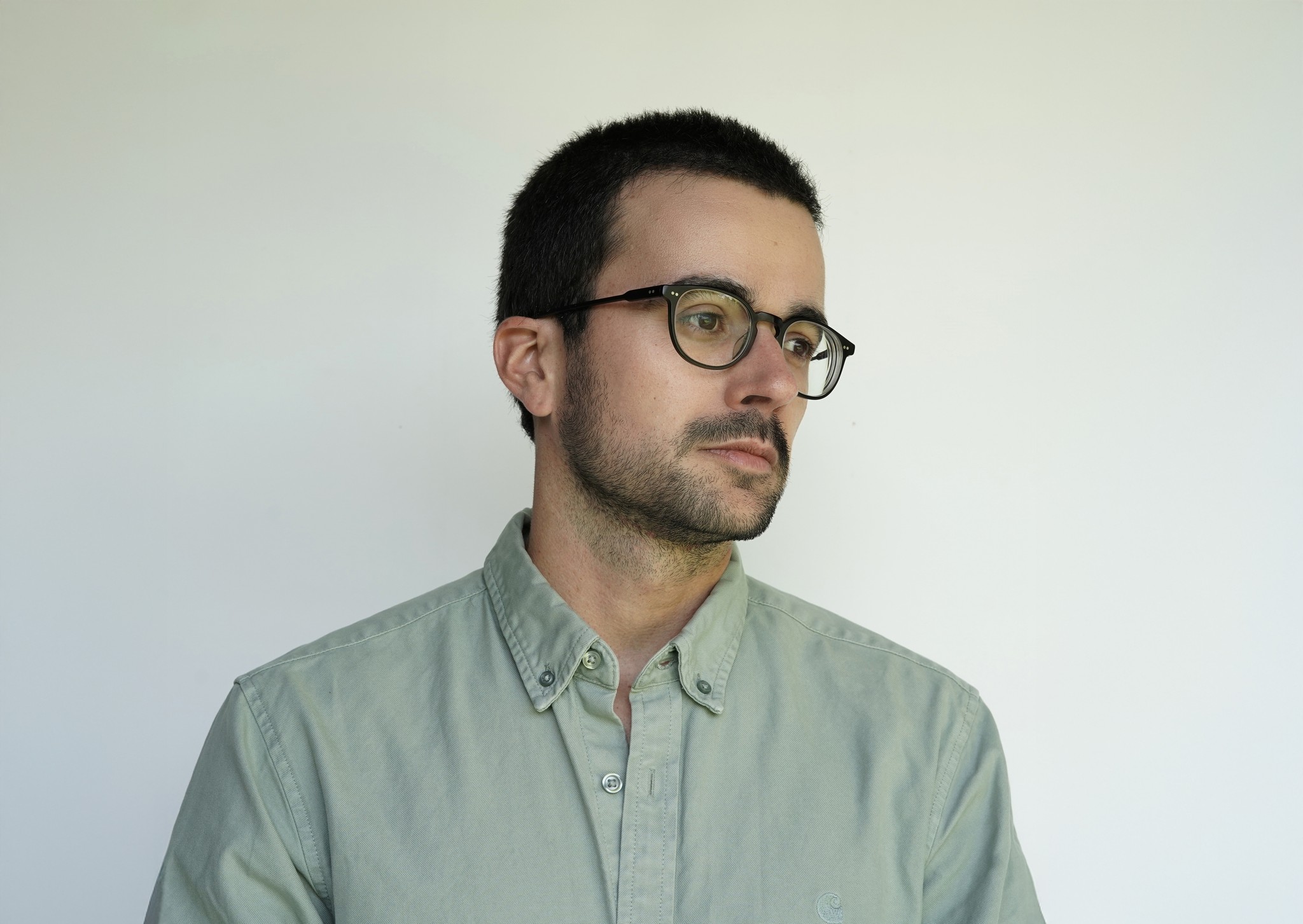 a person wearing glasses